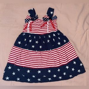 2t Toddler Girls 4th of July Dress